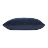 Angeles Floral Velvet Cushion Navy Side View