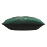 Midnight Garden Bird Cushion Green Side View