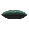 Midnight Garden Bird Cushion Green Side View