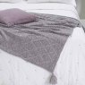 Waltons Patchwork Knitted Throw Lavender