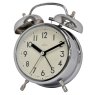 ACCTIM Acctim Hardwick Chrome Retro Double Bell Clock