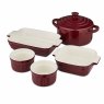 Barbary & Oak Foundry Ceramic Red Oven to Tableware Set