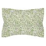 William Morris Willow Bough Leaf Green oxford pillowcase
