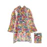 Eco Chic Eco Chic Peonies Adult Poncho