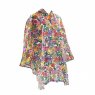 Eco Chic Eco Chic Peonies Adult Poncho