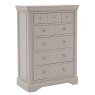 Mabel 8 Drawer tall chest in Bone