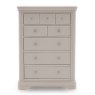 Mabel 8 Drawer tall chest in Bone