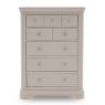 Mabel 8 Drawer tall chest in Bone