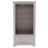 Mabel 2 Door 1 Drawer wardrobe in Bone