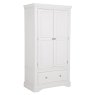 Aldiss Own Mabel Bone 2 Door 1 Drawer Wardrobe