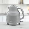 Daewoo Sienna 1.7L 3KW Jug Kettle Grey on kitchen worktop