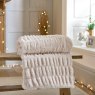 New Hampshire Blush Faux Fur Throw