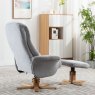 GFA Hawaii Swivel chair and stool in Lille Cloud