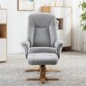 GFA Hawaii Swivel chair and stool in Lille Cloud
