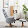 GFA Hawaii Swivel chair and stool in Lille Cloud