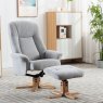 GFA Hawaii Swivel chair and stool in Lille Cloud