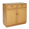 Ercol Windsor 2 Door High Sideboard Angled