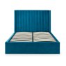 Manhattan King Size Ottoman Storage Bed in Teal