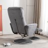 GFA Paddington Swivel Chair and Stool Set in Graphite