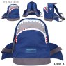 Dino World Backpack Blue Underwater