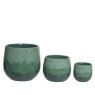 Kaemingk Set of 3 Planters stoneware