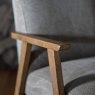 Gallery Direct Quebec Accent Chair in Pebble linen