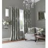 Laura Ashley Laura Ashley Josette Metallic Steel Ready Made Curtains