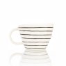 Siip geometric stripes black Mug