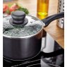 Judge Radiant 3 Piece Non-Stick Black Saucepan Set