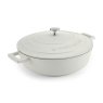 Masterclass MasterClass 4L Cast Aluminium Shallow Casserole Dish Cream