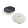 Masterclass MasterClass 4L Cast Aluminium Shallow Casserole Dish Cream