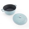 Masterclass MasterClass 5L Cast Aluminium Casserole Dish Sky Blue
