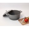Masterclass MasterClass Lightweight 4L Casserole Dish with Lid, Ombre Grey