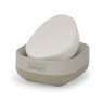 Joseph Joseph Slim Compact Soap Dish Ecru in use