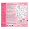 Topmodel Glitter Tattoo Set Beauty and Me packaging back view