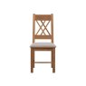 Papaya Gloucester Oak Dining Chair Pair