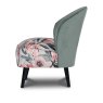 Evie Accent chair in Sage botanical