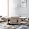 Denmark Lift & Tilt Recliner in cream brushstrokes