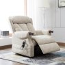 Denmark Lift & Tilt Recliner in cream brushstrokes