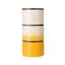 Kitchen Pantry Kitchen Pantry Three Pack Stacking Storage Jars Yellow