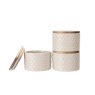 Kitchen Pantry Kitchen Pantry Three Pack Stacking Storage Jars Grey