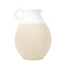 Gallery Direct Gallery Direct Tinos Pitcher Vase Large White Natural