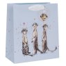 Glick Medium Meerkat Gift Bag on a white background