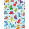 Glick Dinosaur Roar Gift Wrap close up