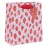 Glick Medium Sweet Strawberries Gift Bag on a white background