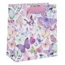Glick Medium Butterflies Gift Bag on a white background