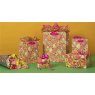 Glick Small Happy Garden Gift Bag lifestyle with different size gift bags and gift wrap