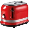 Ariete Moderna 2 Slice Toaster Red Angled Shot