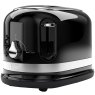 Ariete Moderna 2 Slice Black Toaster Angled Shot