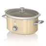 Swan 3.5L Slow Cooker - Retro Cream